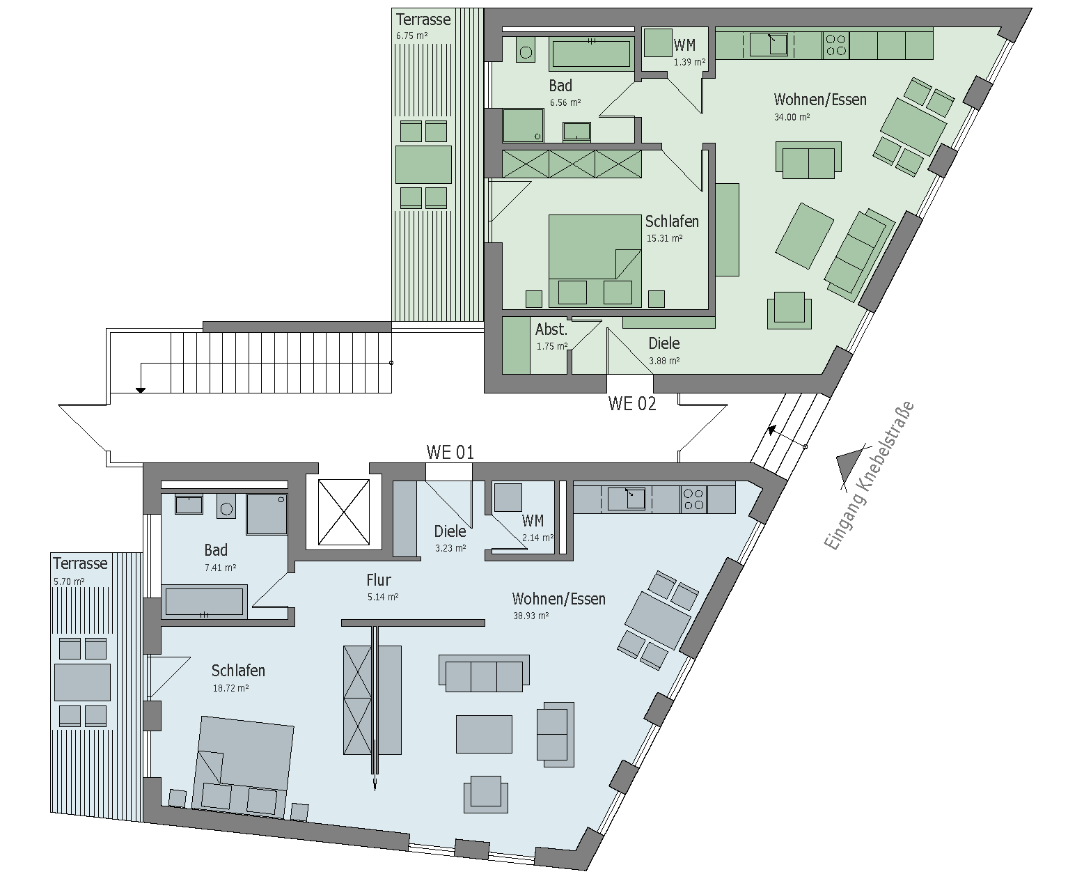 Funktionsgrundriss Knebelstra&szlig;e